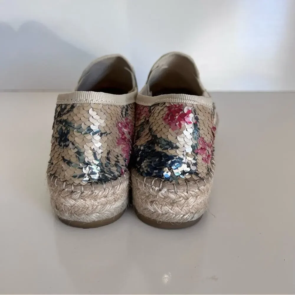 Toni Pons Sequined Multi-Color‎ Slip-On Espadrilles